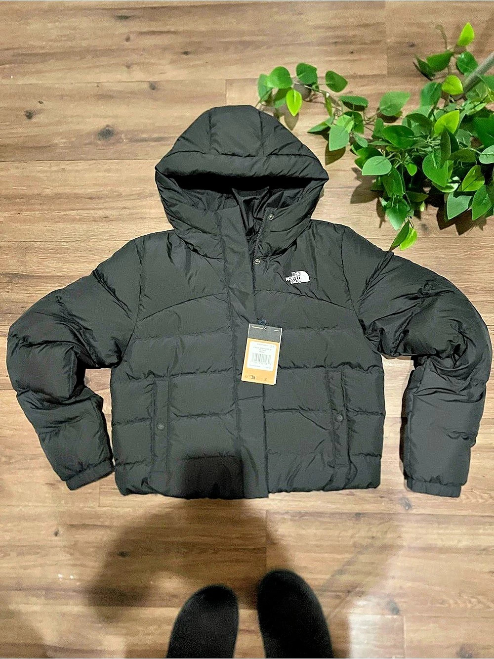 The North Face Baltic Down Puffer Hoody Black Large Puffer Jacket